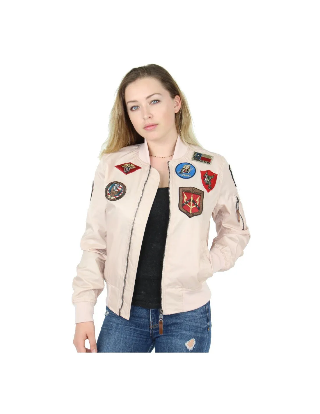 Blouson Bombers Top Gun ref_46185 Rose