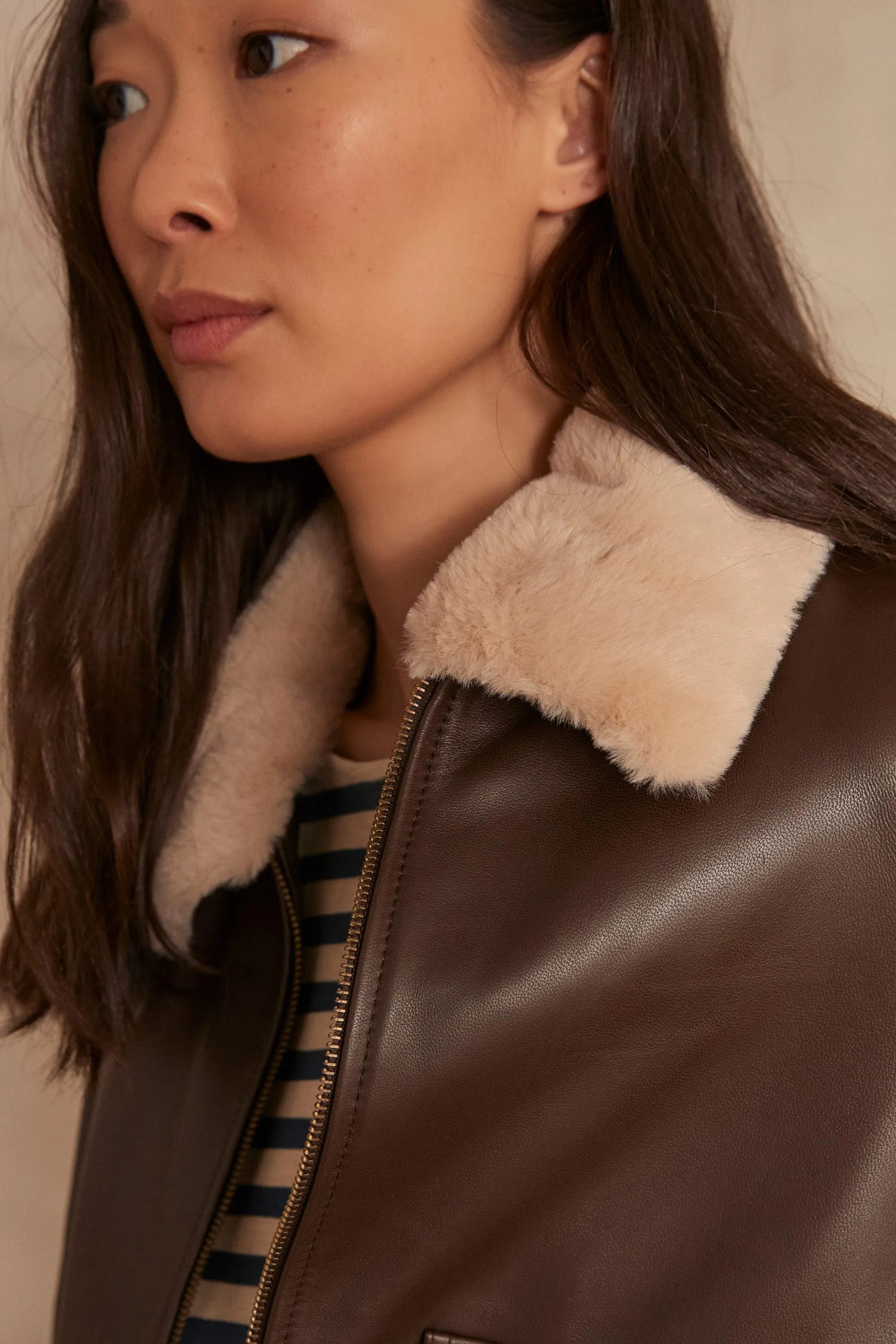 Blouson en cuir Adam LEATHER | Maison 123