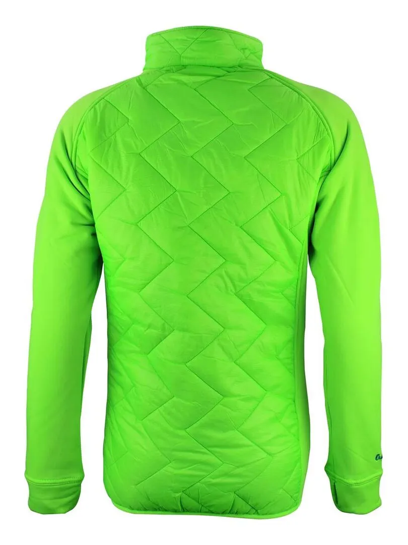 Blouson polarshell bimatière femme ACER - Vert anis