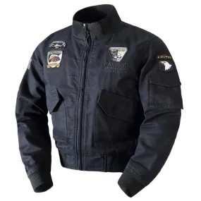 Bomber militaire noir
