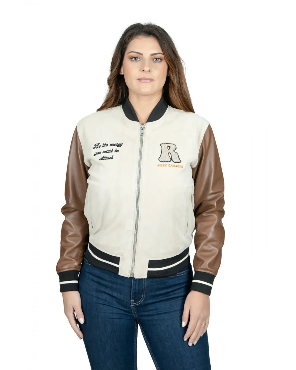 BOMBERS CUIR CHEVRE VELOURS