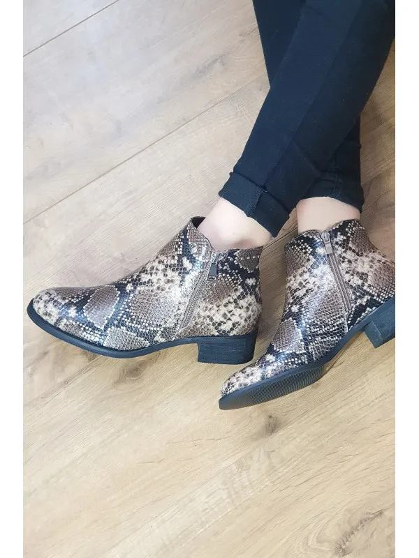 Bottines Aline snake - Les Petites Bombes
