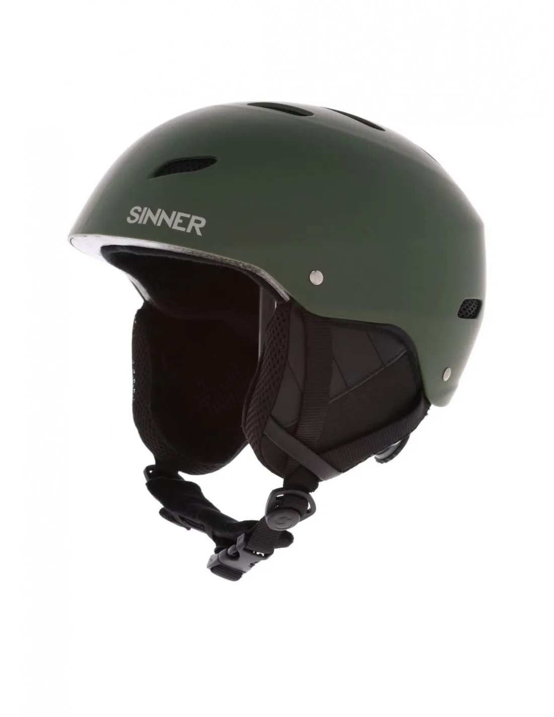 Casque de ski Adulte Sinner Bingham Moss Green Taille L 59/62cm à molette