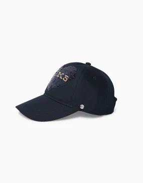 Casquette marine fille