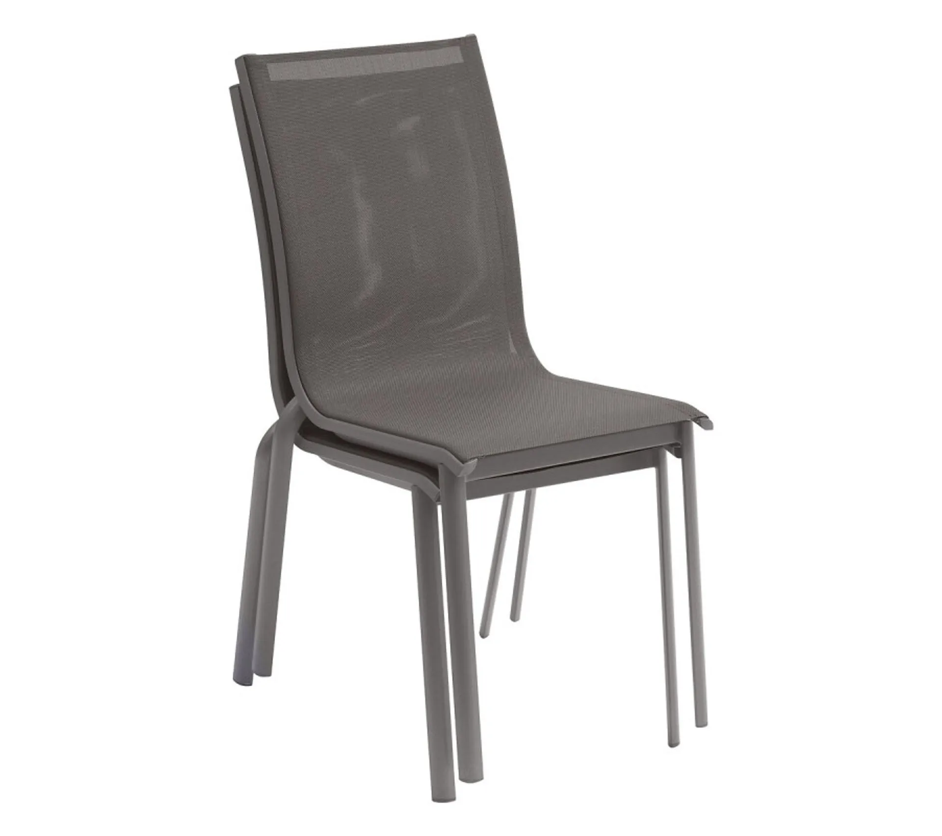 Chaise Empilable Axant Wengé Et Praline Hespéride - Taupe