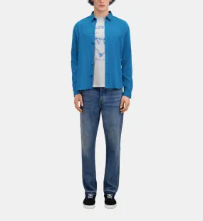 Chemise bleue