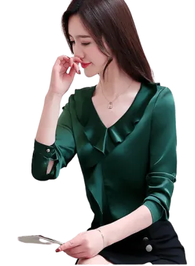 Chemisier Col Jabot
