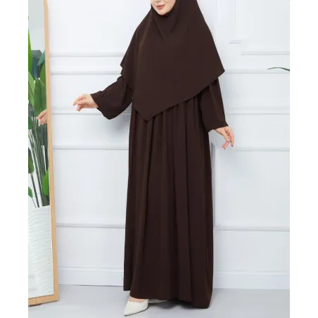 Ensemble Abaya Khimar Court Akila