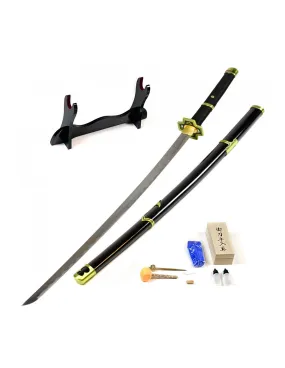 Ensemble de katana forgés à la main Zoro Roronoa Yubashiri, One Piece ⚔️