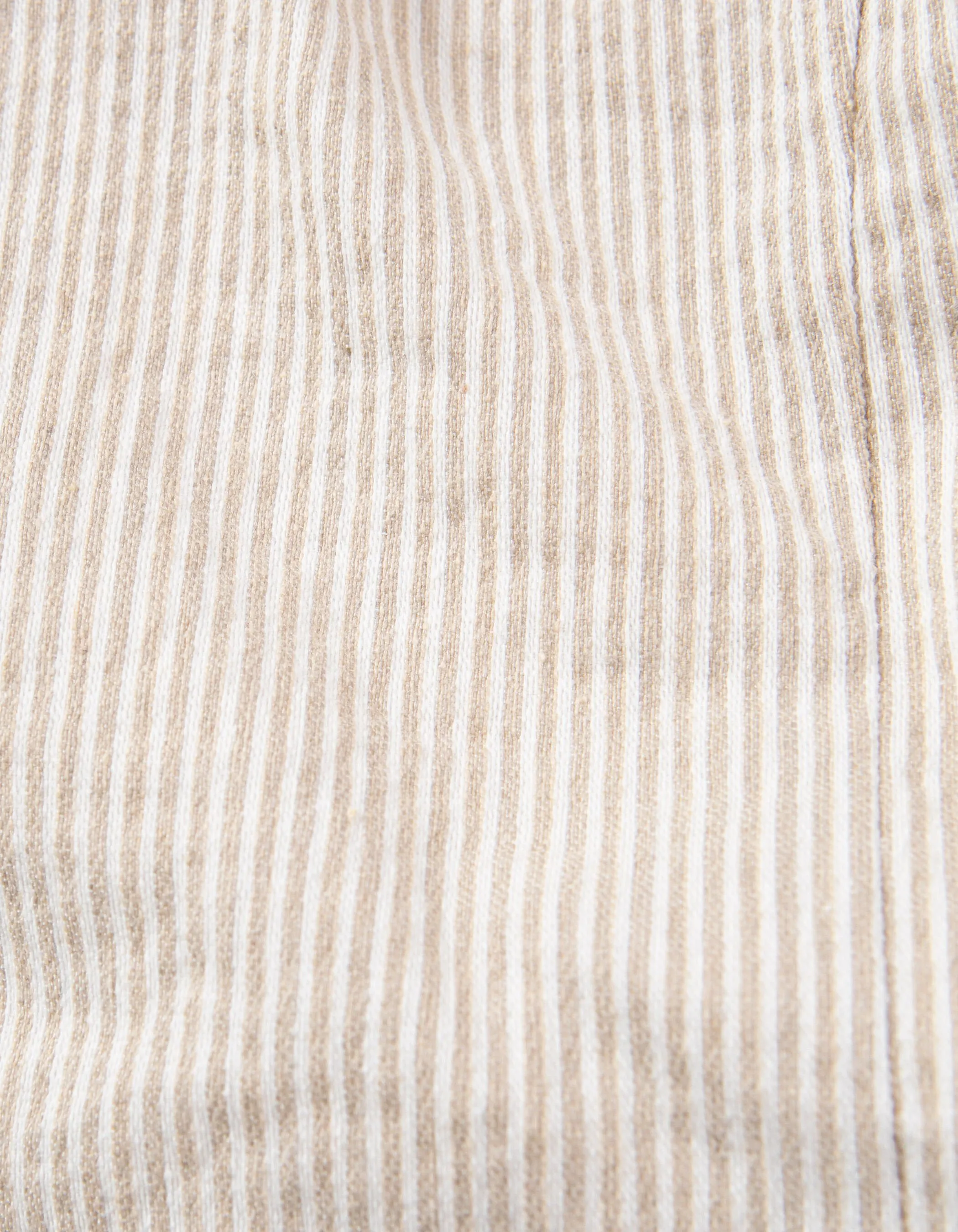 Gilet de costume cérémonie beige rayé garçon