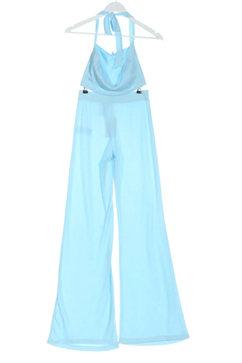 Hanna Schönberg x Na-kd Ensemble en tricot bleu élégant