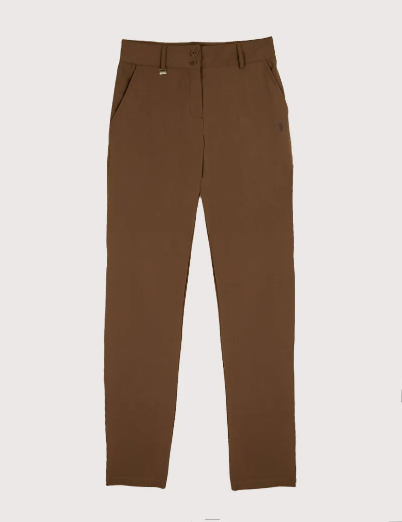 HBT - New Basics  | Izzie Pantalon Slim Camel