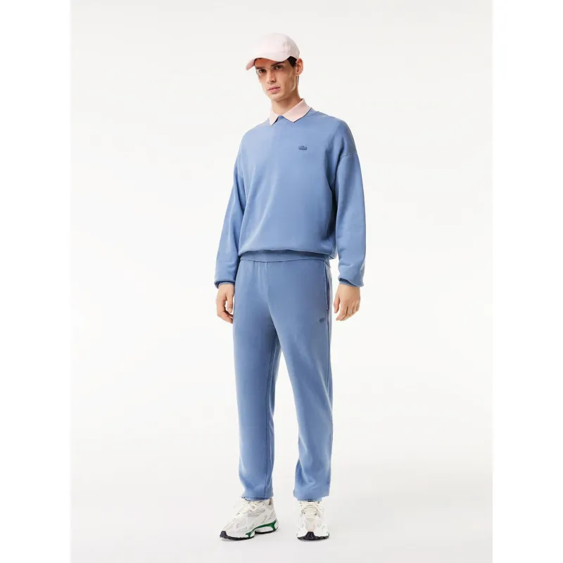 Jogging regular fit bleu homme - Lacoste | wimod