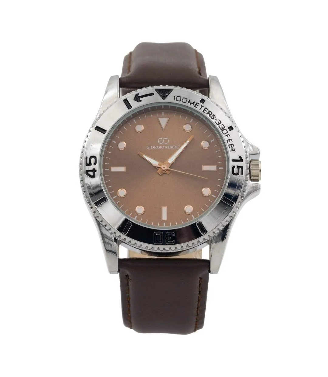 Jolie Montre d'Homme Chocolat GIORGIO