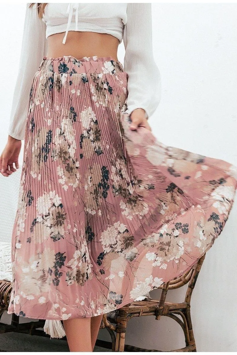 Jupe boho bohème chic longue