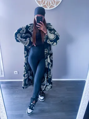 Kimono BOULY noir