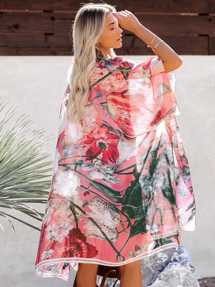 Kimono imprimé floral
