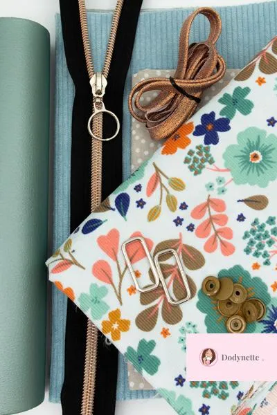 Kit couture: trousse Ebben (taille 1 à 5) patron de base - Primavera / velours