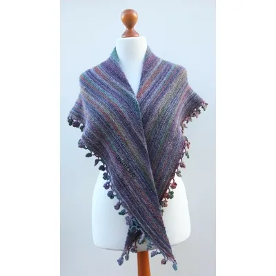 Kit tricot châle Bergamote version Aran Wonderball de Rico Design