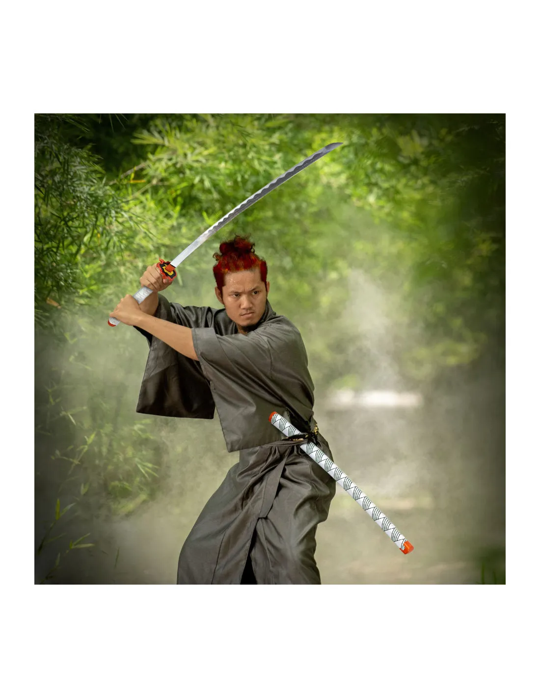 Kyojuro Rengoku Katana forgé à la main, Demon Slayer ⚔️ Boutique Épées