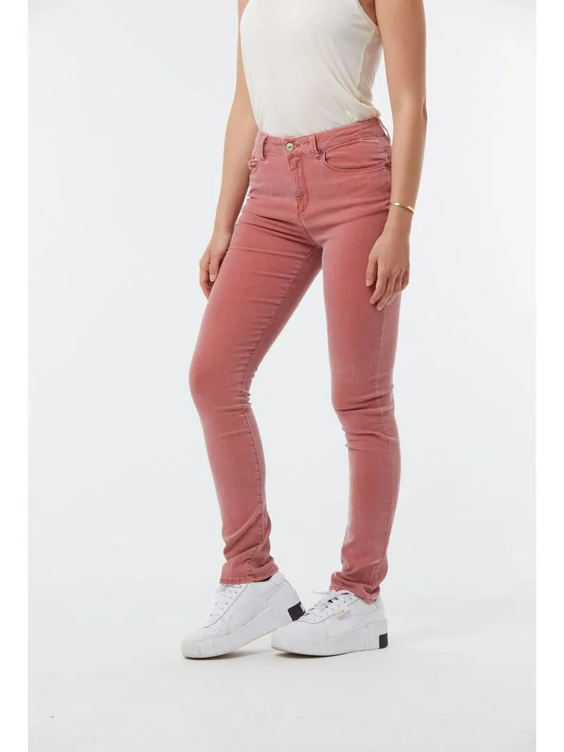 Lee Cooper - Pantalon coton  LC135 - Rouge grenat