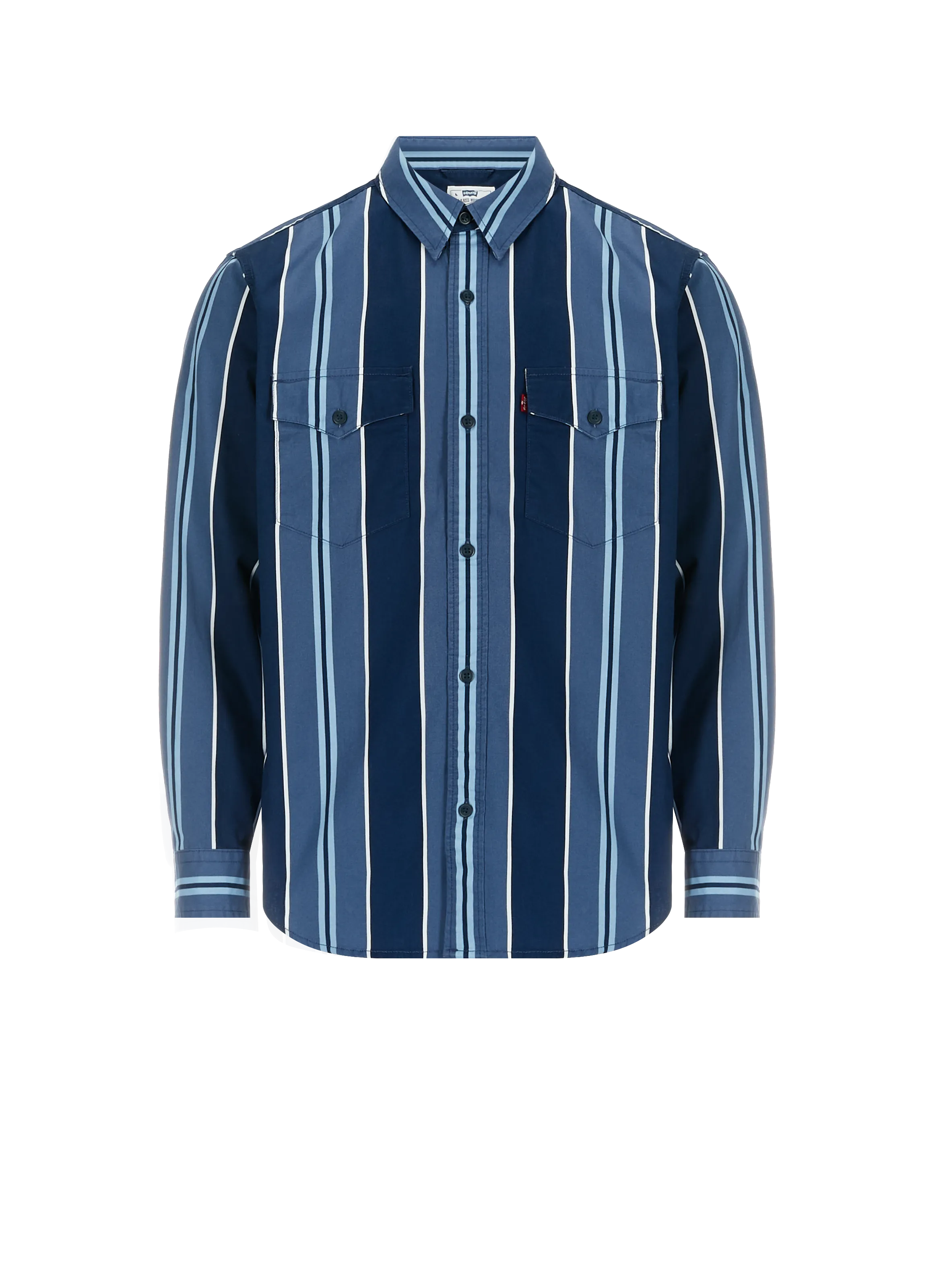 LEVI'S  Chemise rayé en coton - Bleu