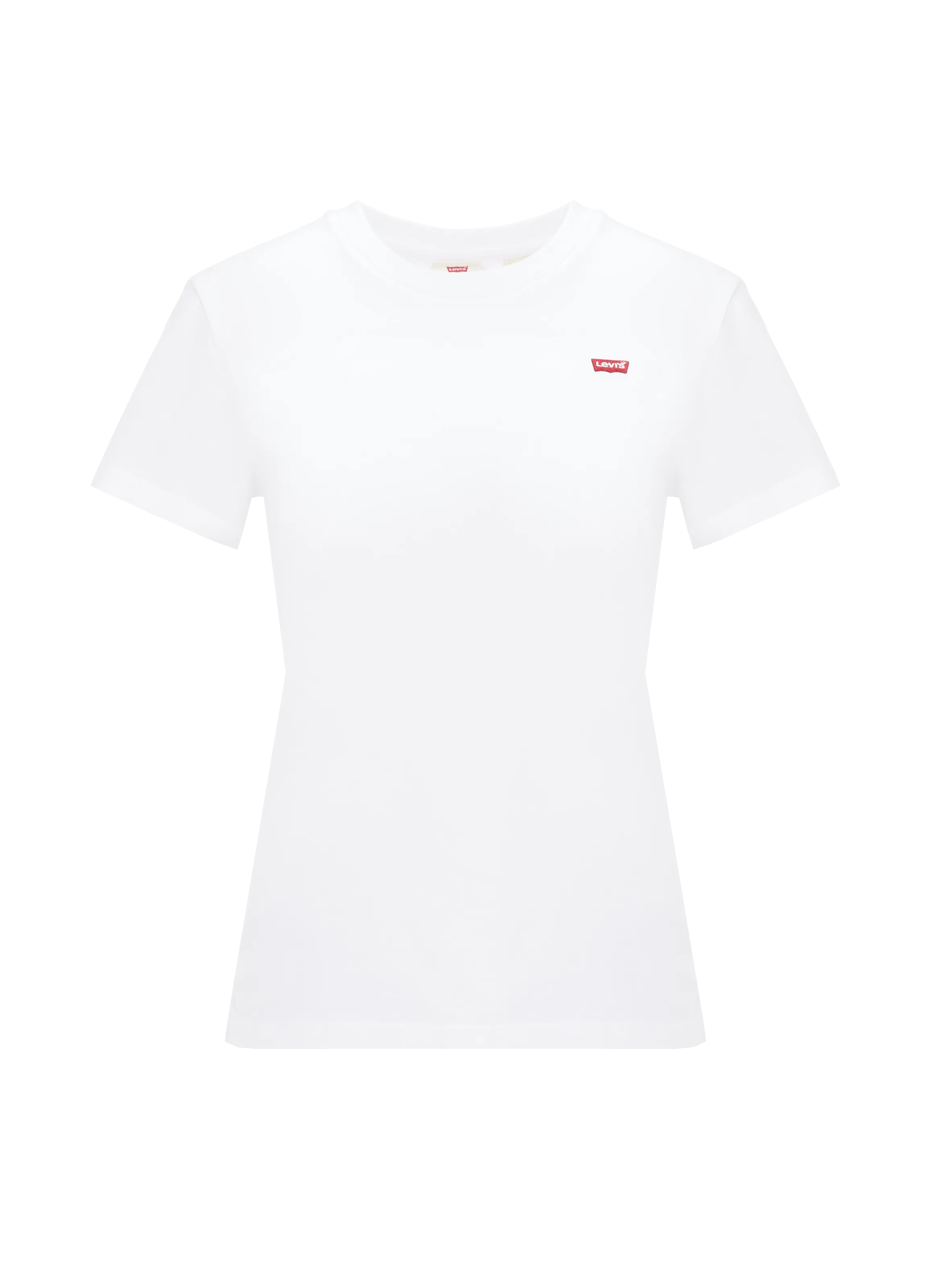 LEVI'S  T-shirt col rond en coton - Blanc
