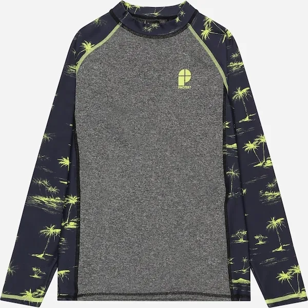 Manches Longues Protest Garçon Fermen Jr Rashguard Night Skyblue