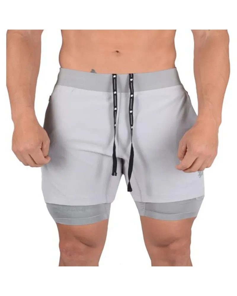 Nouveau short de course été hommes Fitness musculation entraînement short à séchage rapide