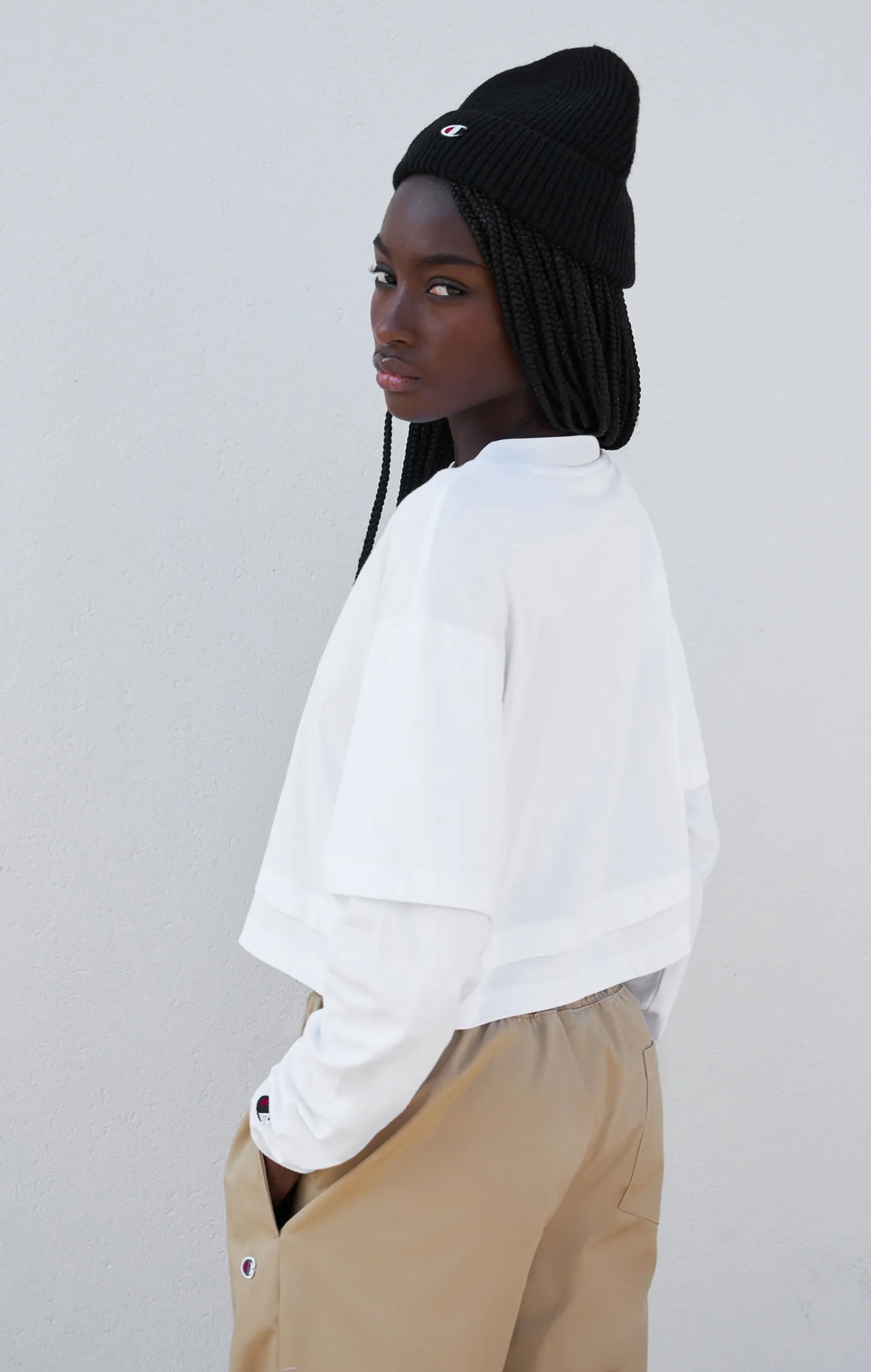 NYC Cropped Long-Sleeve T-Shirt | Champion France