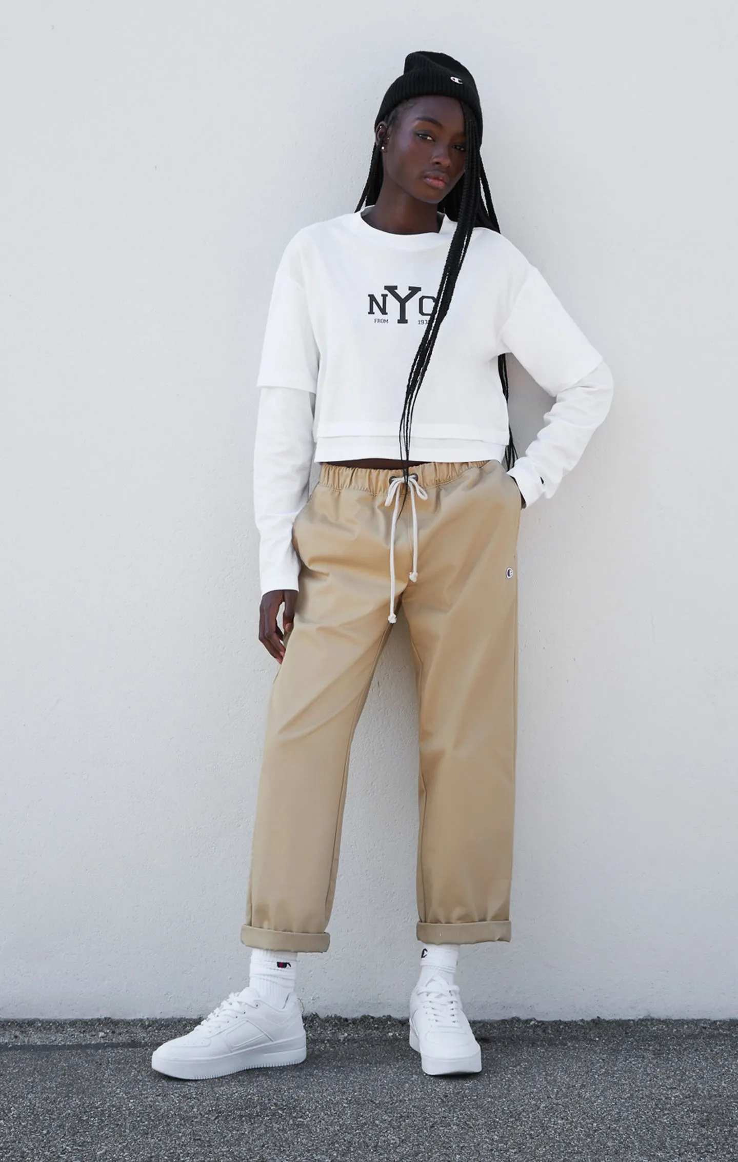 NYC Cropped Long-Sleeve T-Shirt | Champion France