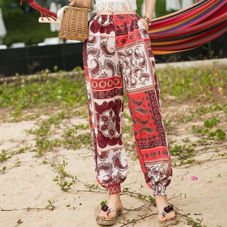 Pantalon boheme chic