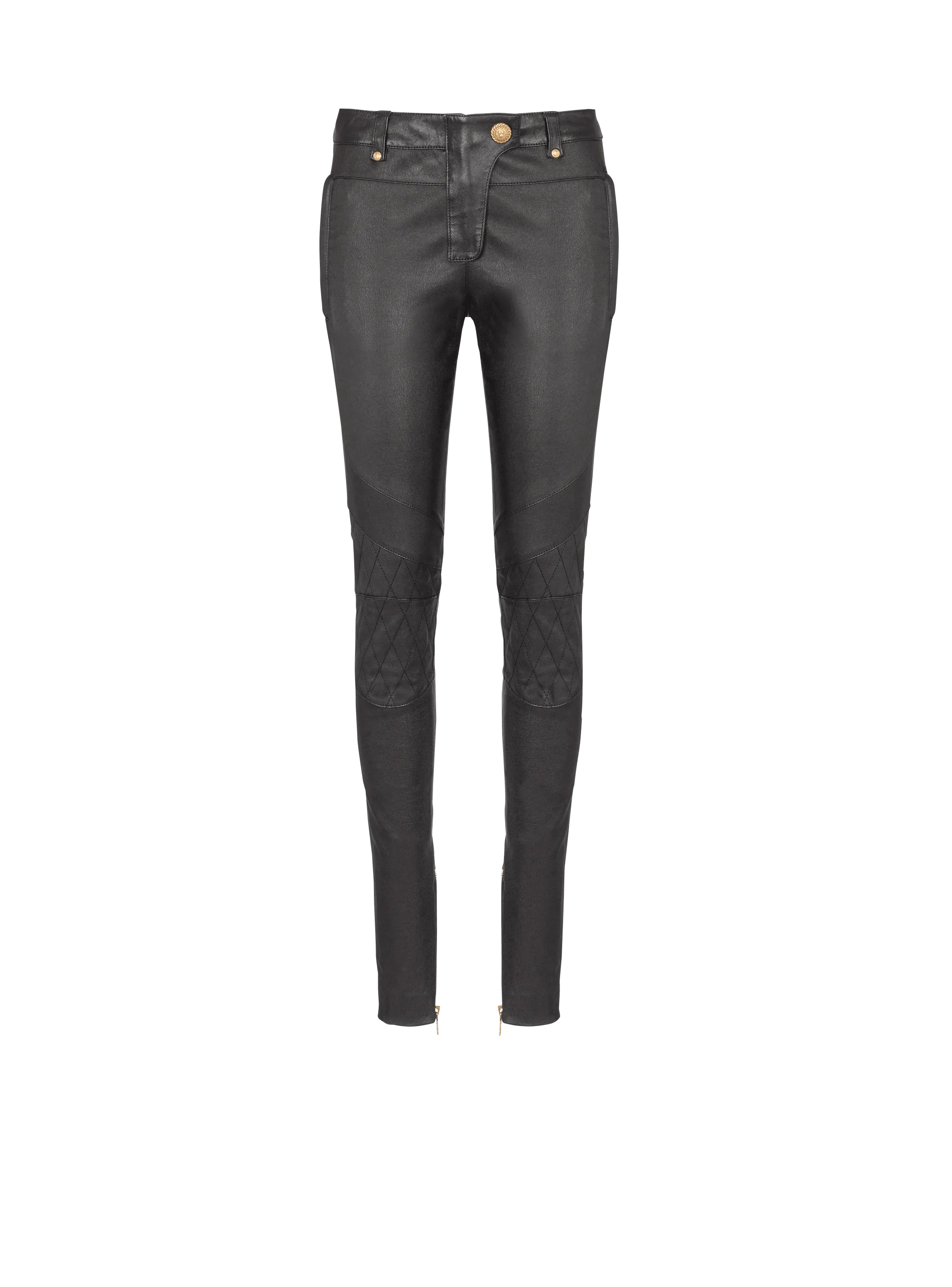 Pantalon en cuir stretch