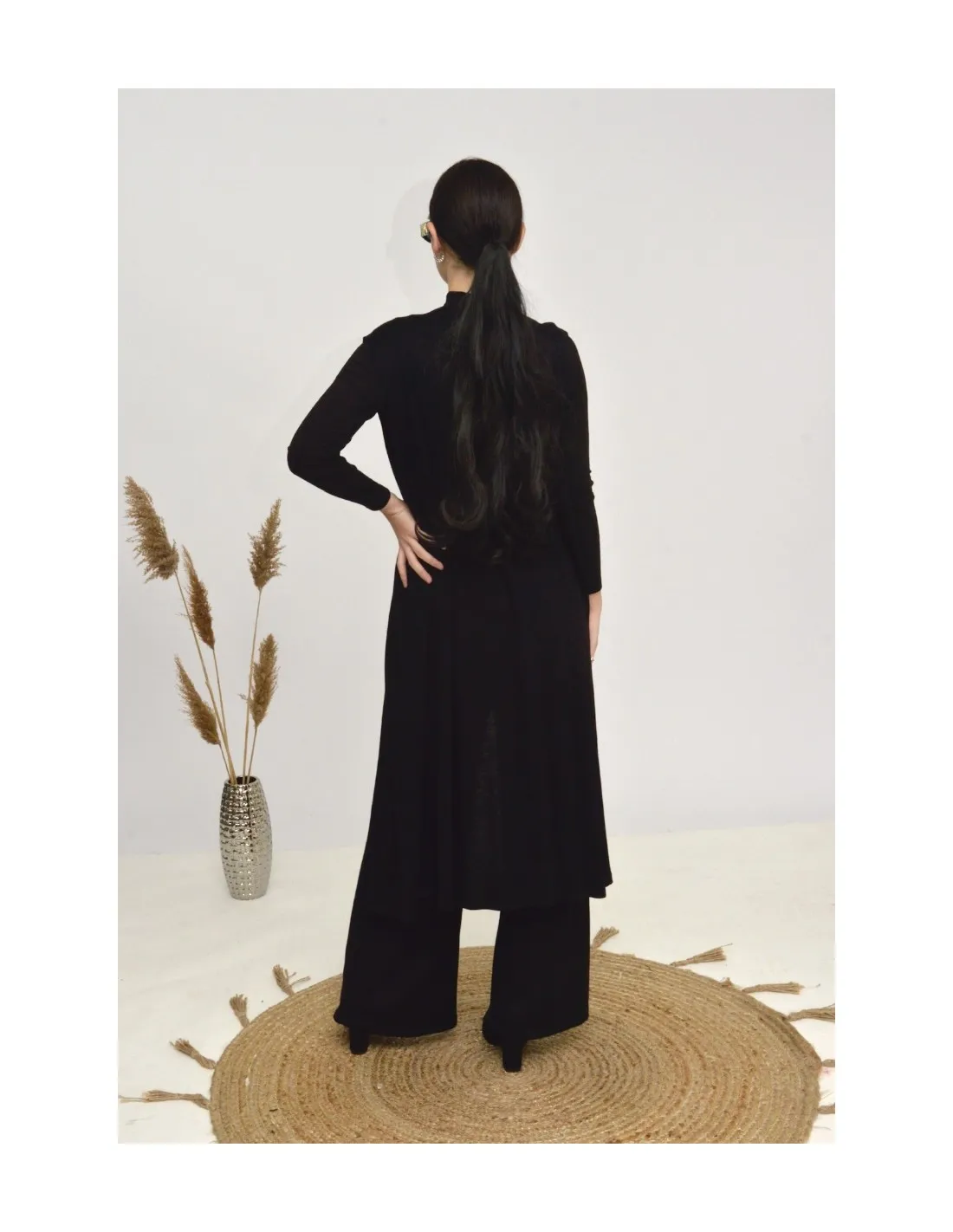 PANTALON FLUIDE -noir FEMME