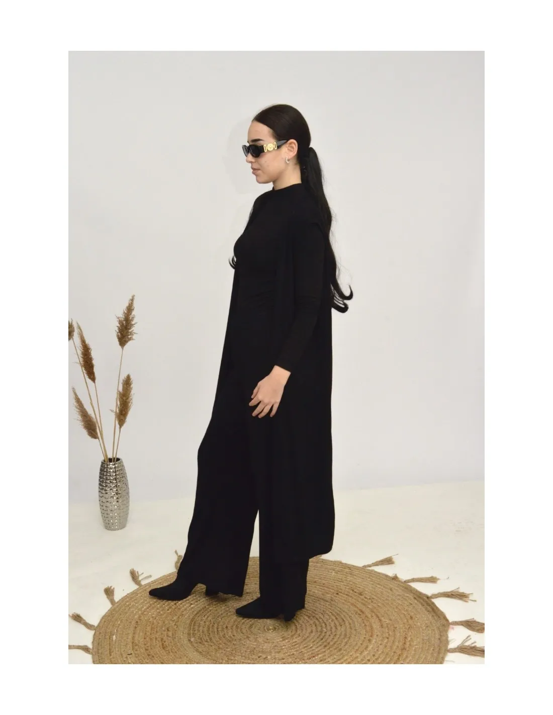 PANTALON FLUIDE -noir FEMME