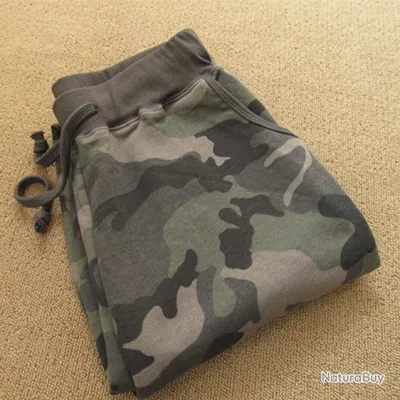 Pantalon survétement femme, camouflage, taille de S à 3XL.