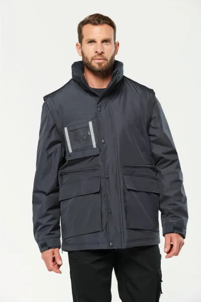Parka  workwear Manches amovibles KARIBAN Manches amovibles personnalisé