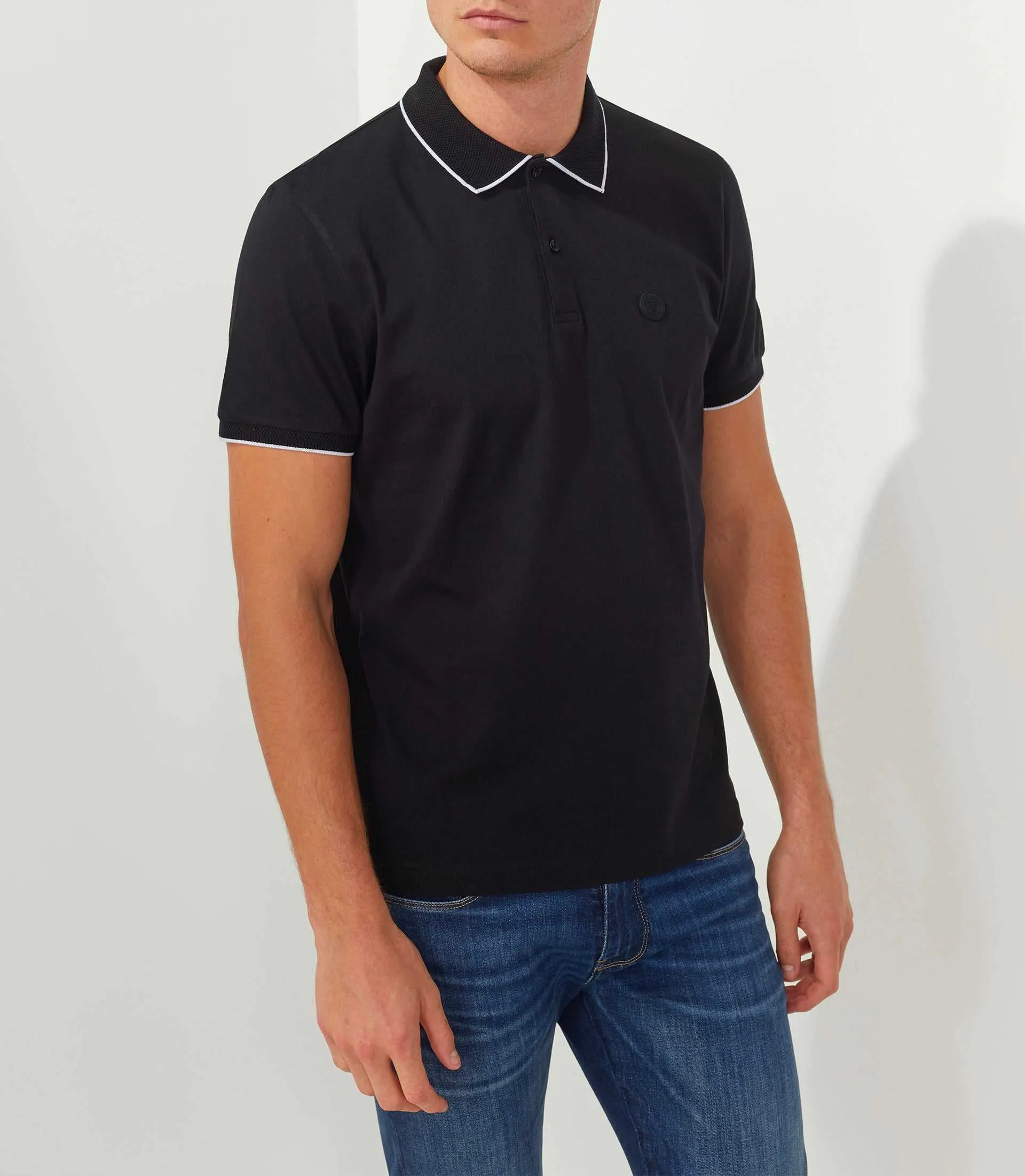 Polo noir Martine