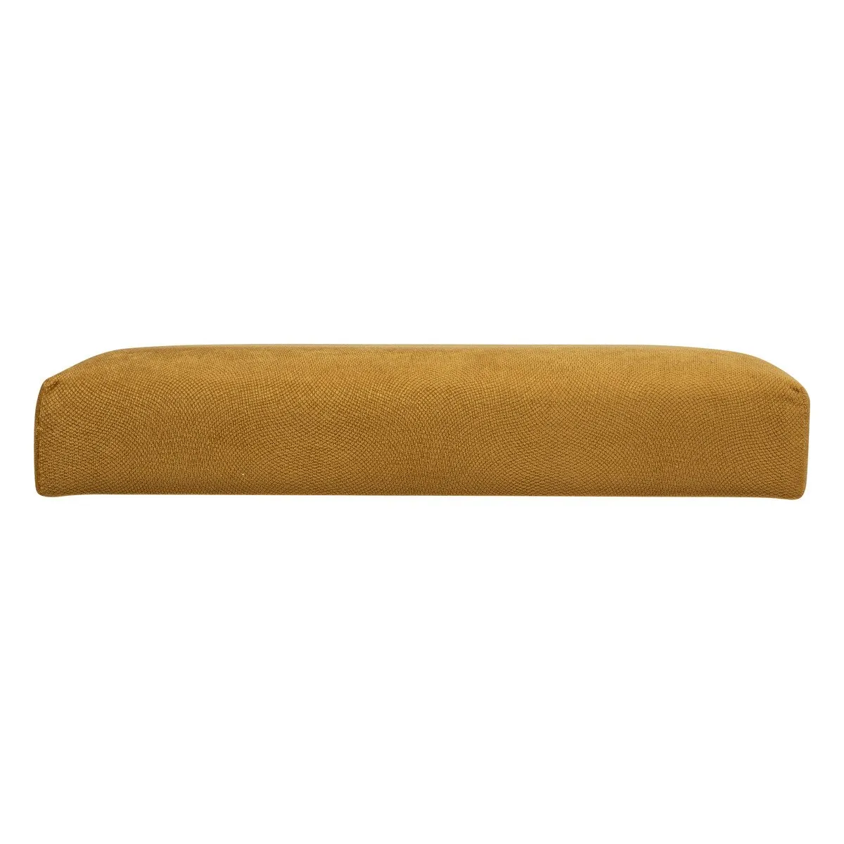 POUF PLIANT VELOURS LILOU OCRE D.38X38CM