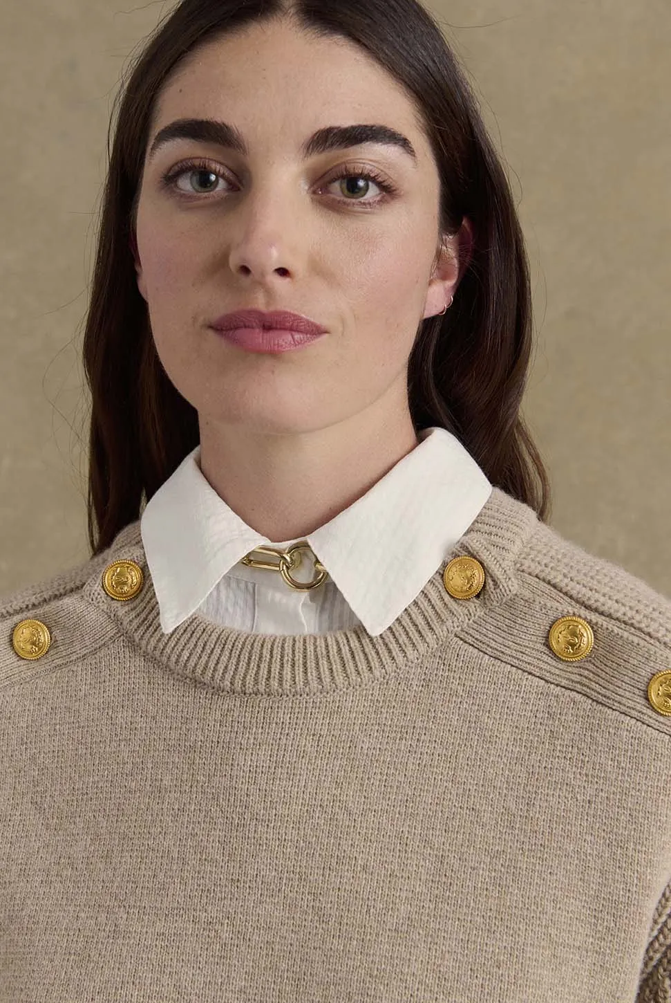 Pull Corneille beige