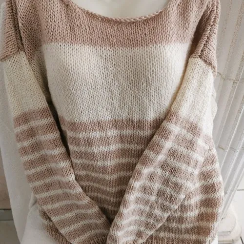 Pull femme oversize