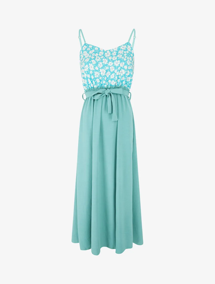 Robe empire imprimé petites fleurs