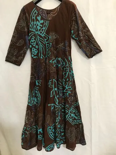 Robe longue allurée manches longues ALLER Simplement TXXL
