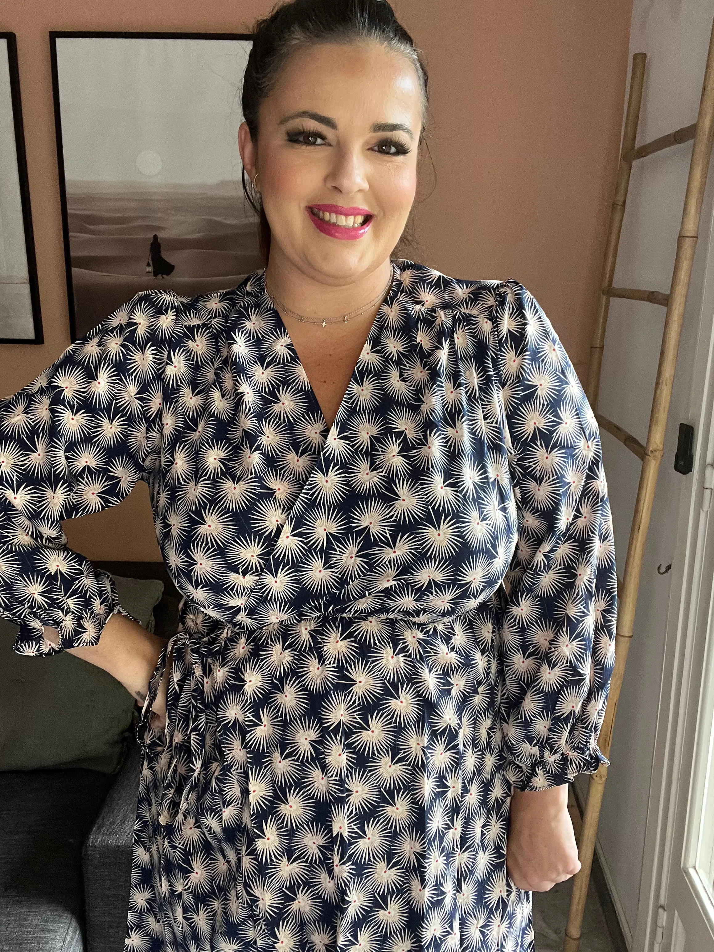 Robe Luna bleu marine
