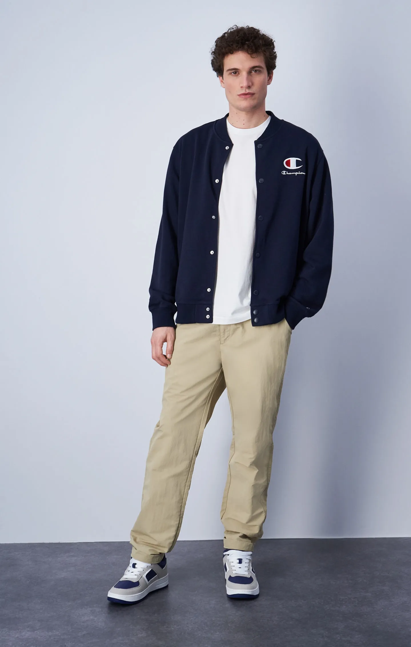 Sweatshirt bomber à boutons-pression | Champion France