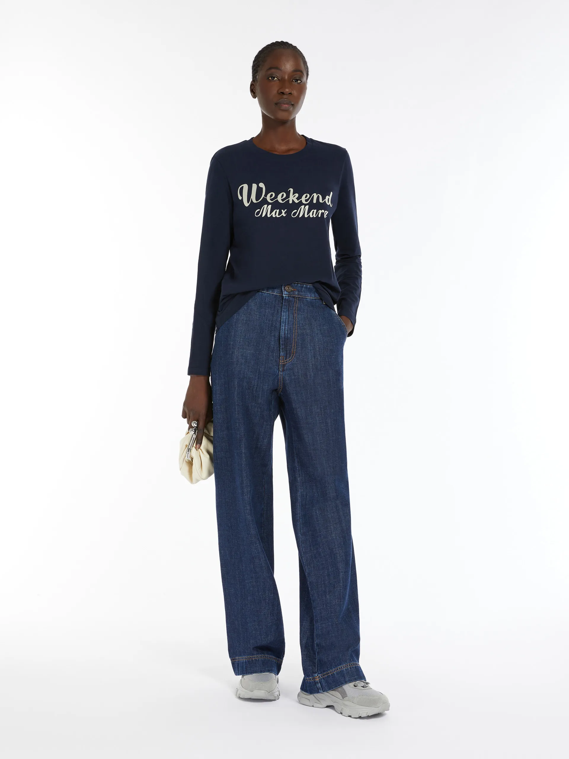 T-shirt en coton avec imprimé