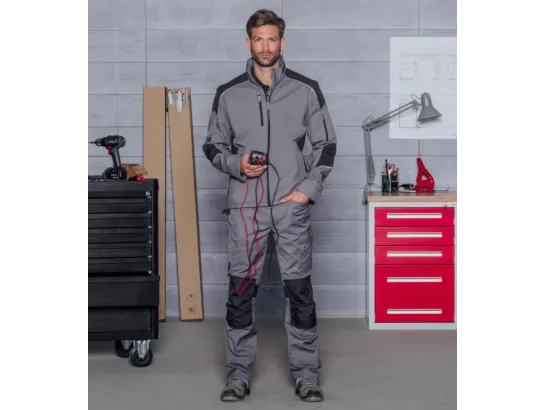 Veste Softshell de travail Cetus Würth MODYF Grise/Anthracite