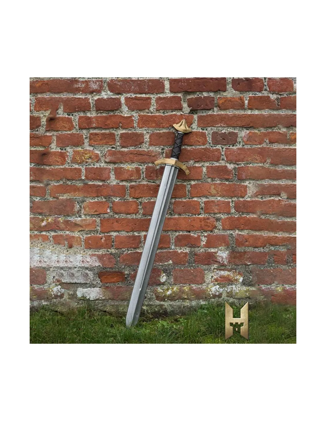 Épée médiévale à une main série Stronghold, dorée ⚔️ Boutique Épées
